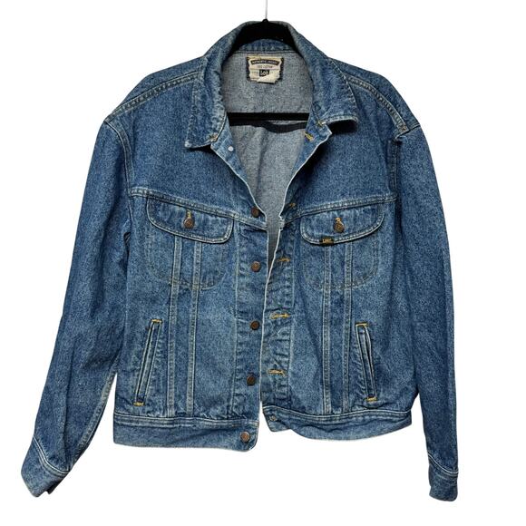 Lee Riders Vintage Jean Jacket 90s Y2K Mens Unisex XL Trucker Cotton Denim